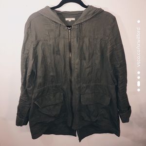 Zip-up Cargo Jacket